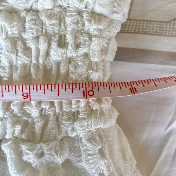 Betsey Johnson White Eyelet Midi Dress NWT - Picture 10 of 14